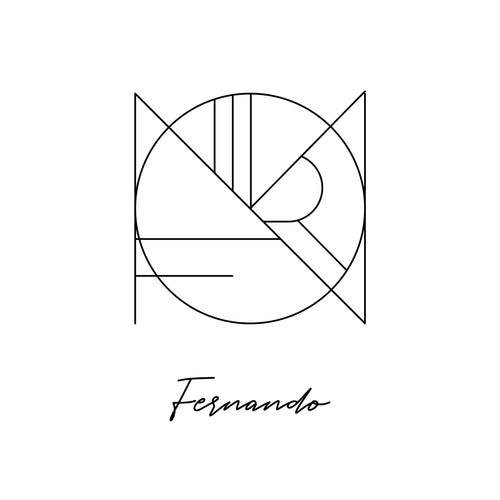 Custom minimalist monogram by Alanne Dias: a personalized symbol for tattoos or framing, featuring bespoke brand identity and strategic design.